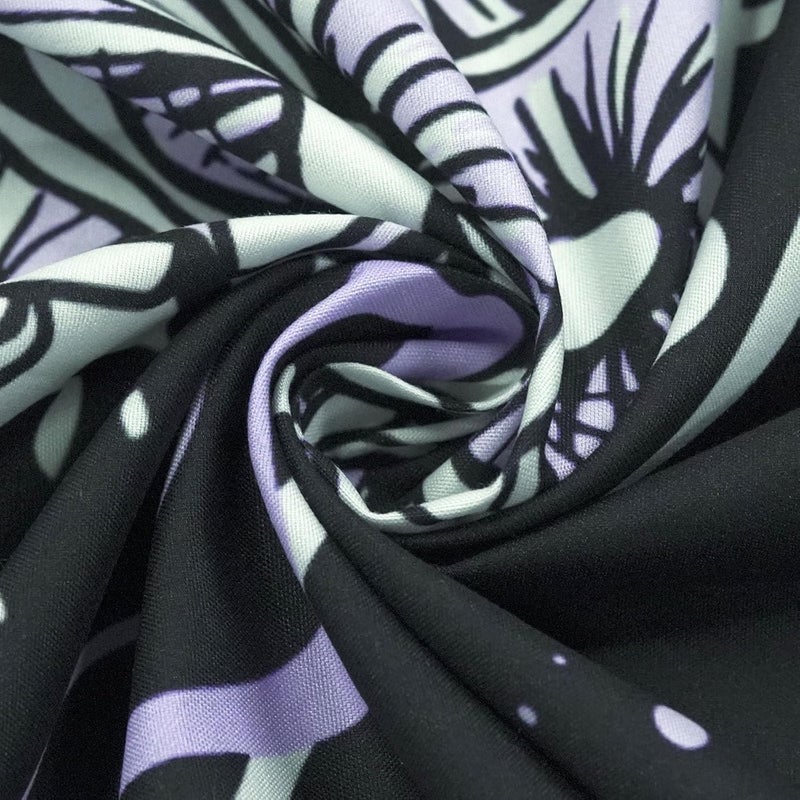 Fungarth Skeleton Butterfly Tapestry Purple Skull Hippie Mushroom Plants Tapestry for Bedroom Moon phase Aesthetic Tapestries Wall Hanging for Living Room Dorm (36.00” x 48.00”, Purple) - Image 5
