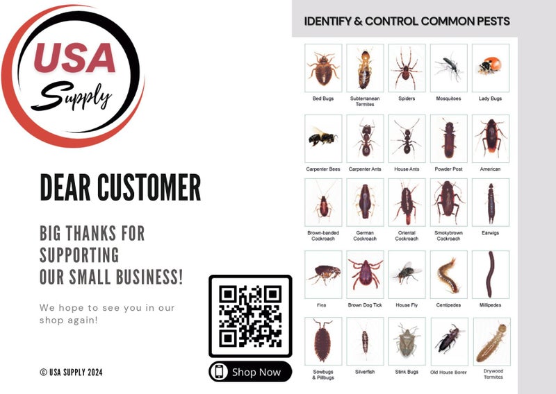 USA Supply Gentrol Point Source IGR Discs ZOE1007 (20 Pack) German Cockroach Growth Regulator - with USA Supply Gloves & Pest Identification Card - Product is Non-perishable - Image 5