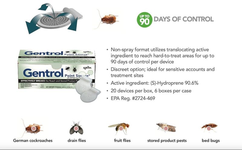USA Supply Gentrol Point Source IGR Discs ZOE1007 (20 Pack) German Cockroach Growth Regulator - with USA Supply Gloves & Pest Identification Card - Product is Non-perishable - Image 2