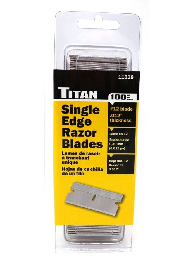 TITAN TOOLS Itan Tools Single Edge 12 Razor Blades (100Piec (11038) - Image 3