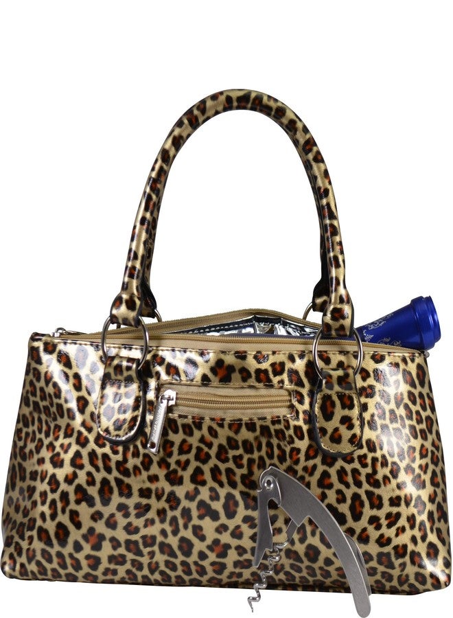 PRIMEWARE Cheetah Wine Clutch - Image 1