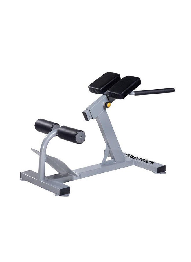 Marshal Fitness - Roman Chair Back Extension Machine, Adjustable for Core and Lower Back Strengthening, Compact Design - Image 1
