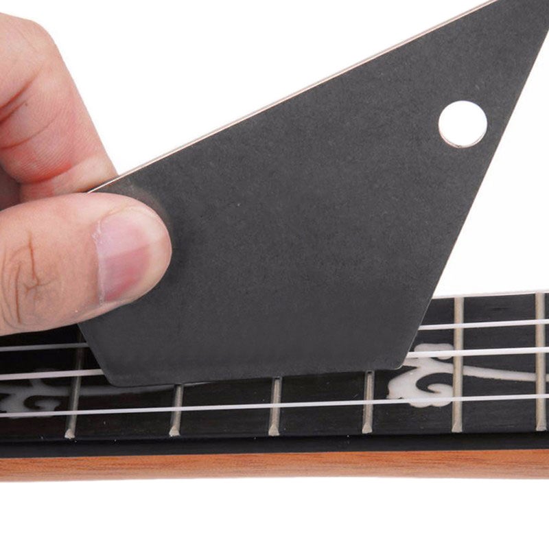 Stainless Steel Guitar Fret Sanding Leveling Tool Beam Lever Fret Protectors Millstone Shims Guitar Repair Tool Maintenance Tool Luthier Tools for Luthier Guitarist - Image 3