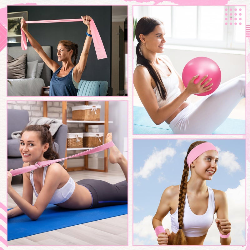 LaRandom Pilates Bar Kit with Resistance Bands Multifunctional Pilates Bar with Metal Adjustment Buckle Portable Storage Bag Yoga Essentials Kit Exercise Equipment for Home Women Gym Workout - Image 5