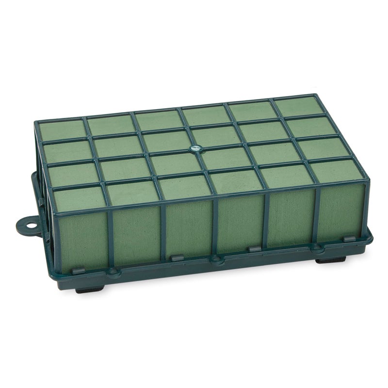 FloraCraft Floral Cage Arranger with Floral WetFM 375 Inch x 7 Inch x 1275 Inch Green