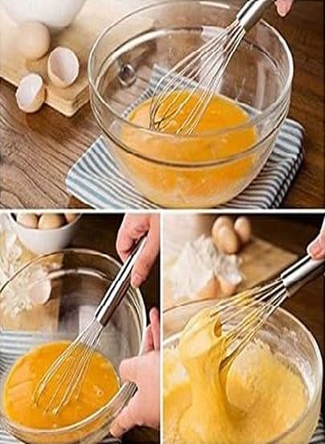Awadh Stainless Steel Pakkad & Lemon Squeezer/Hand Juicer & Egg Whisk/Egg Beater & Roti Chimta/Utility Tong for Kitchen Silver (Pack of 4) - Image 2