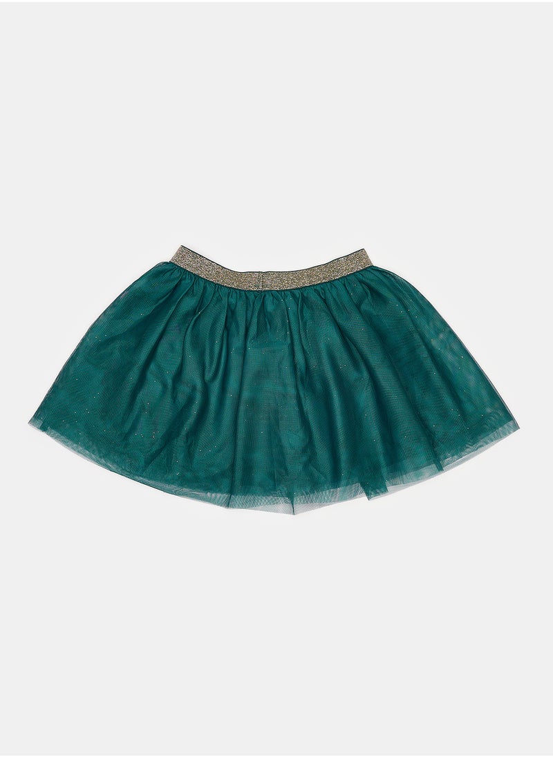 Okaidi Green Skirts for Girls  - Image 2