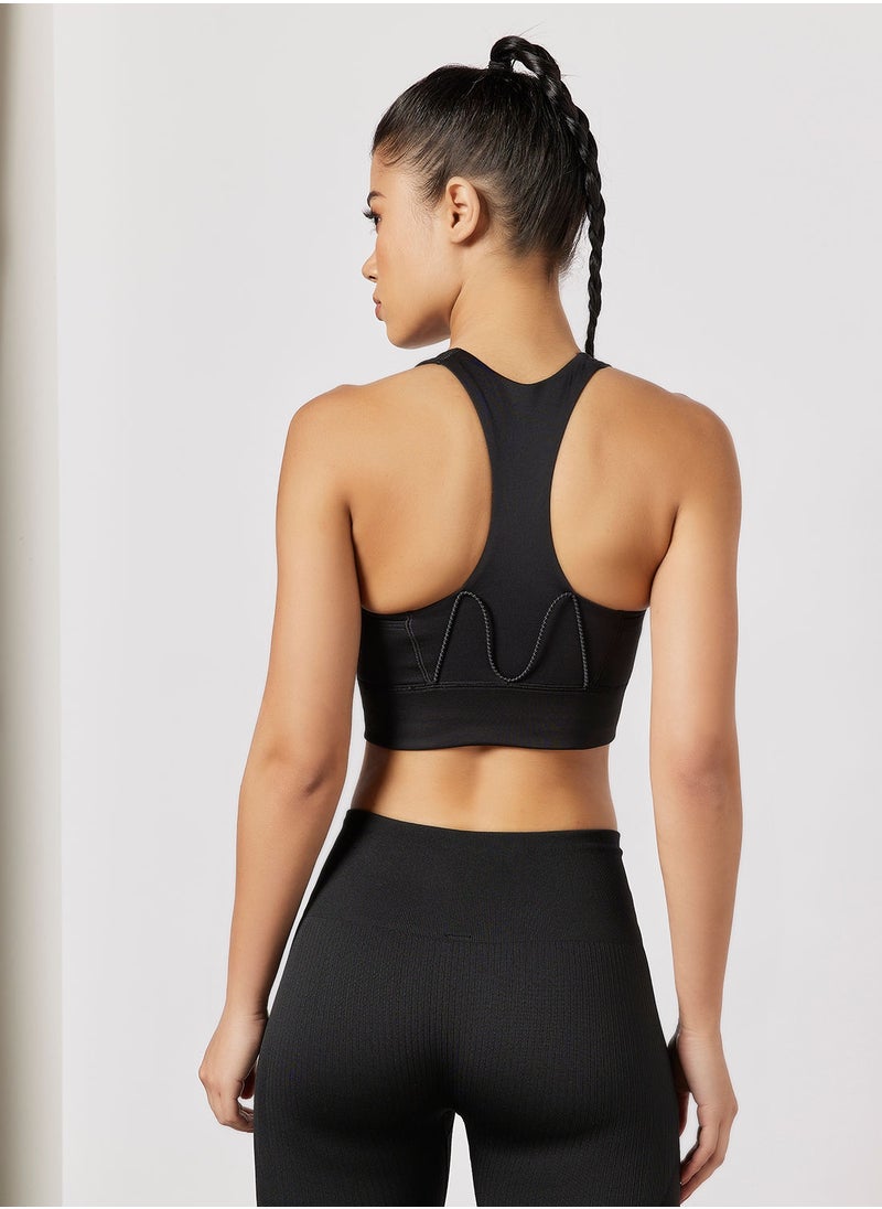 Adidas - Running Medium-Support Pocket Bra - Image 1