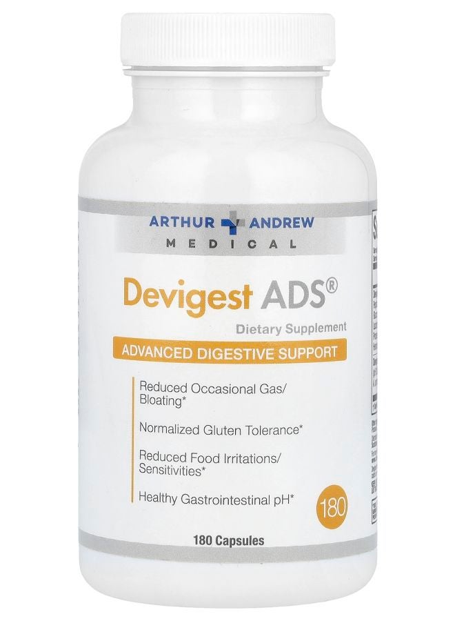 Arthur Andrew Medical Devigest ADS® Advanced Digestive Support 180 Capsules