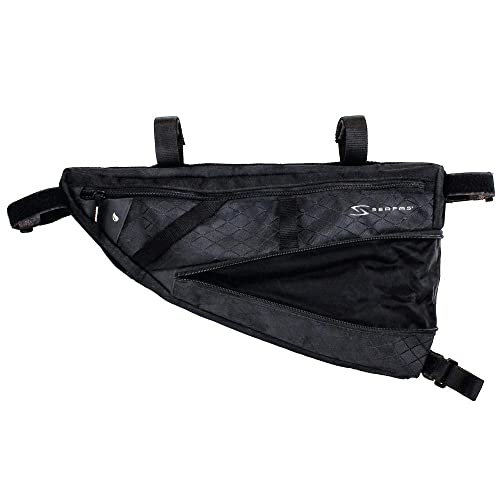 Serfas Ark Expandable Half-Frame Bicycle Bag (Black) - Image 2