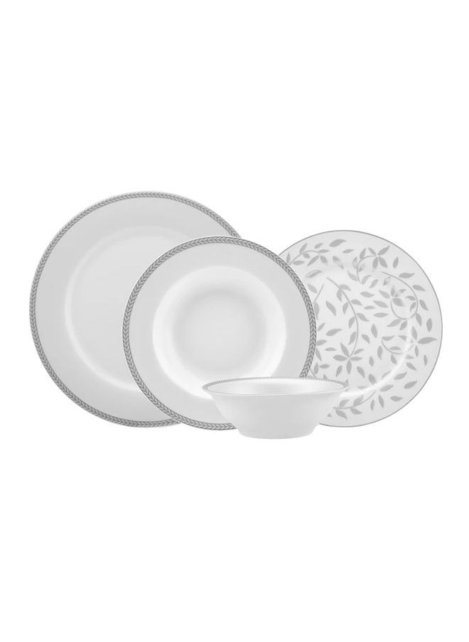Karaca - Roseanne Porcelain 24 Piece Dinner Set - Image 1