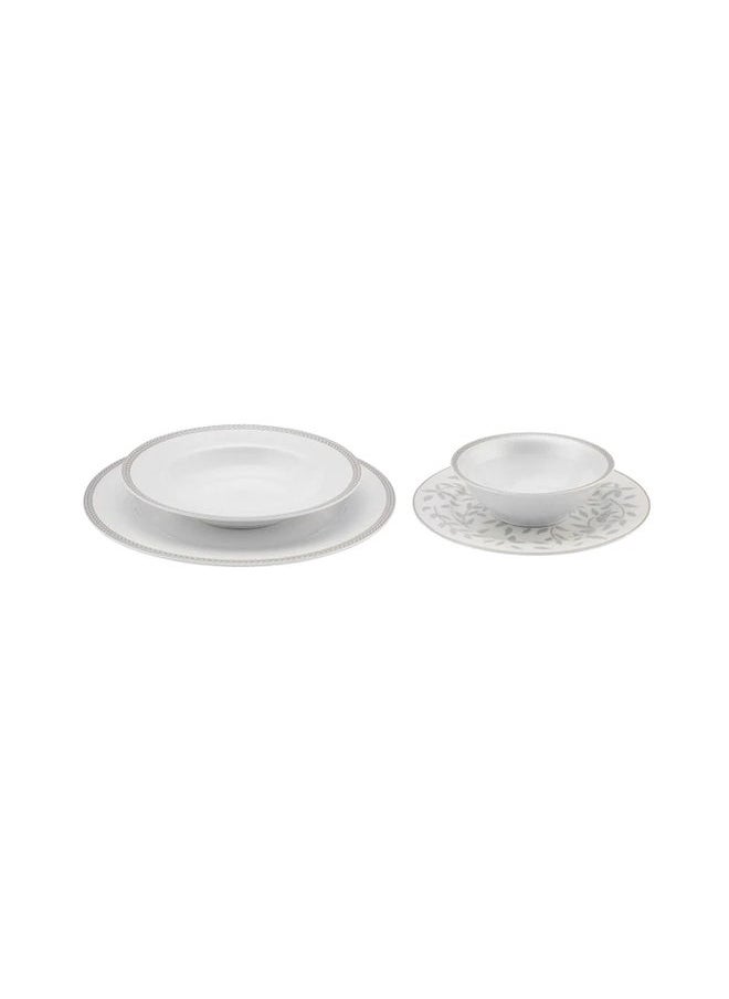 Karaca - Roseanne Porcelain 24 Piece Dinner Set - Image 1