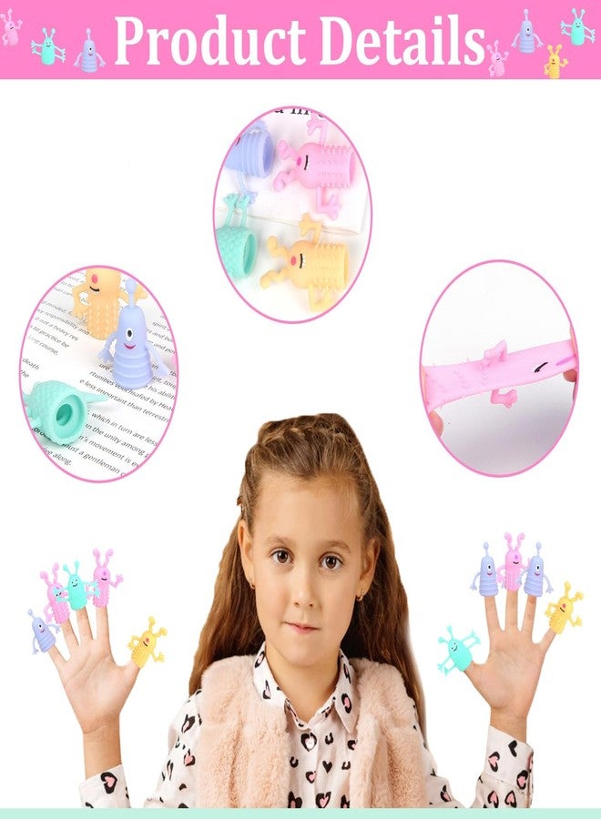 Pmeixcy دمى أصابع للأطفال، ألعاب دمى للأطفال، ألعاب صغيرة للأطفال، 10 قطع من دمى أصابع الوحوش الصغيرة، لعبة مسلية، دمى أصابع ناعمة للأطفال من الأولاد والبنات، مثالية لهدايا الحفلات، هدايا صغيرة تُوضع في جوارب عيد الميلاد - Image 3