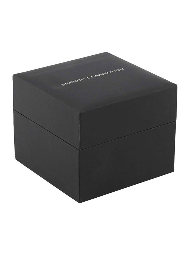 French Connection Women's 32mm Analog Watch with Black Dial & Stainless Steel Mesh Bracelet  - Image 5