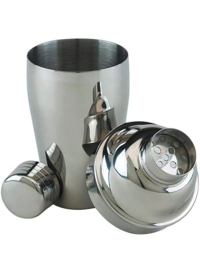 RANK Stainless Steel Cocktail Shaker Silver 350ml - Image 2