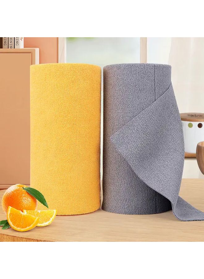 Light Cloud Ash Cleaning Cloth Roll 1pc Oil Free Sanitizing Kitchen Towel Rag - Image 1