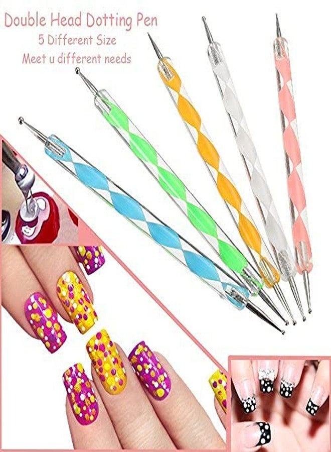 KNAFS Ball Styluses Dotting Tool Set for Embossing Pattern Clay Sculpting, Nail Art (Multicolour) - Image 3