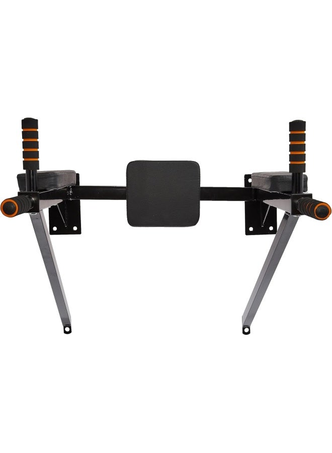 TA Sport Wall Push Up Bar V8634 | Heavy-Duty Wall Mounted Pull-Up & Push-Up Bar | 200kg Capacity | Grey - Image 4