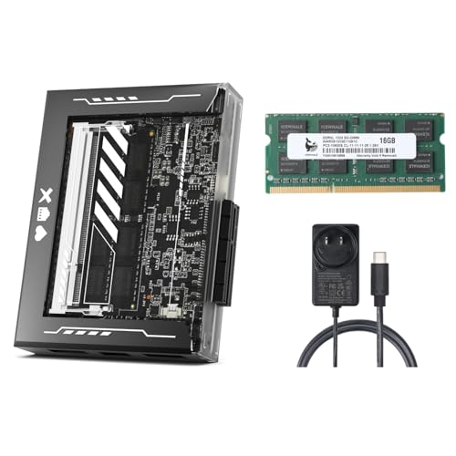 ZimaBlade Home Server Starter Kit, 16GB RAM + 32GB eMMC, Open x86 Platform, CasaOS Preinstalled,Docker & Self-Hosting Ready, Quiet Low Power, PCIe Expandable, Remote Access, 4K Media Server - Image 1