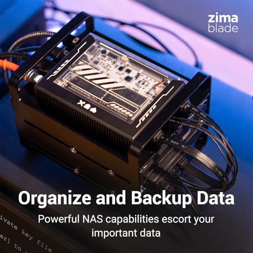 ZimaBlade Home Server Starter Kit, 16GB RAM + 32GB eMMC, Open x86 Platform, CasaOS Preinstalled,Docker & Self-Hosting Ready, Quiet Low Power, PCIe Expandable, Remote Access, 4K Media Server - Image 2