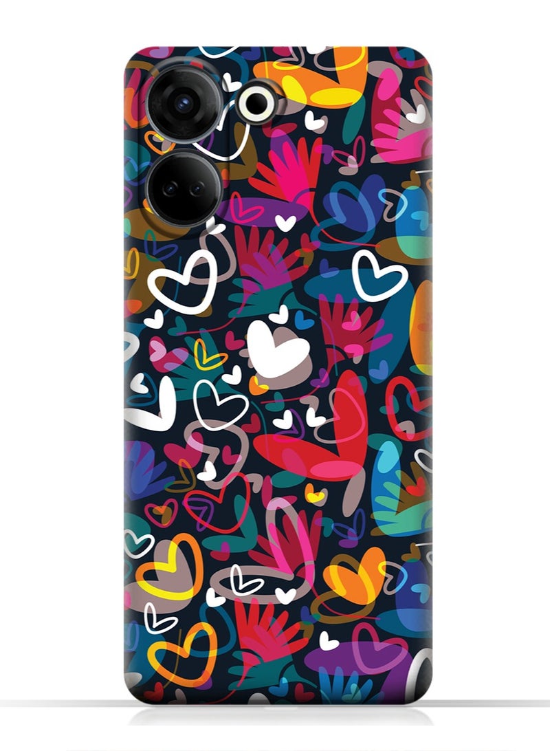 إيه إم سي ديزاين غطاء حماية بطبعة هاتف تكنو كامون 20 برو 4G - Image 1