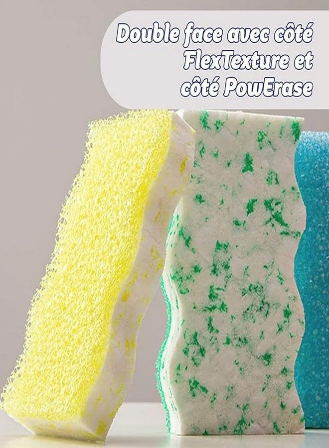 Scrub Daddy Eraser Daddy 10x, Magic Eraser Sponge for Painted Walls, Skirting Board Cleaner, Melamine Sponges, Dual-Sided Scrubber Pads, All Purpose Cleaning Sponges, Magical Mark Remover, 2 Pack - Image 2