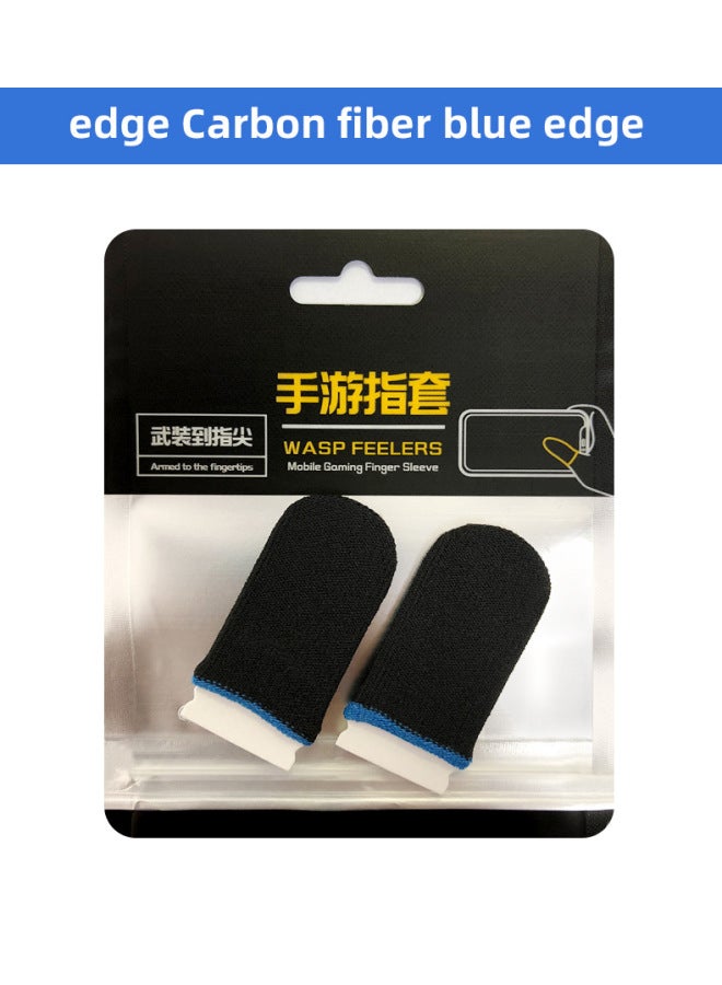 نيوترل مجموعة أصابع ألياف الكربون للألعاب - مجموعة أصابع غير قابلة للانزلاق لألعاب الجوال والرياضات الإلكترونية - مجموعة أصابع لمس الشاشة بألياف موصلة فائقة الرقة للألعاب - Image 1