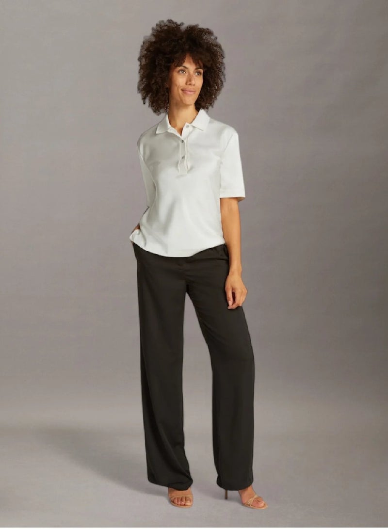 CALVIN KLEIN Satin Polo Shirt - Image 4