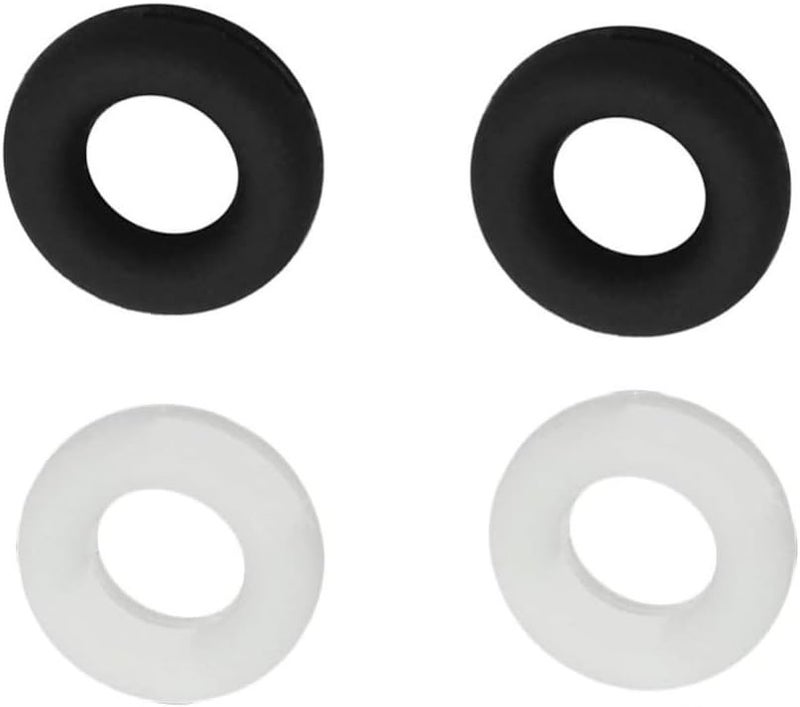 كلاراكو 10 أزواج من خطافات أذن النظارات، مقبض أذن النظارات، حلقة سيليكون للنظارات، حاملات أذرع النظارات السيليكونية، خطاف أذن النظارات السيليكونية، حامل النظارات، حلقة مضادة للانزلاق، مجموعة دائرية - Image 1