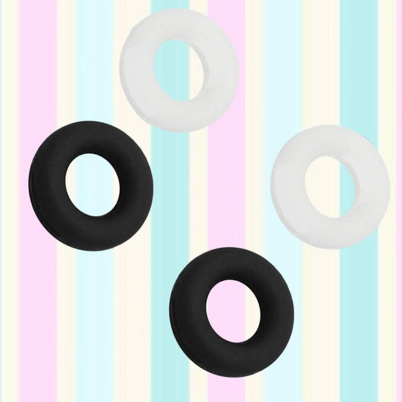 كلاراكو 10 أزواج من خطافات أذن النظارات، مقبض أذن النظارات، حلقة سيليكون للنظارات، حاملات أذرع النظارات السيليكونية، خطاف أذن النظارات السيليكونية، حامل النظارات، حلقة مضادة للانزلاق، مجموعة دائرية - Image 4