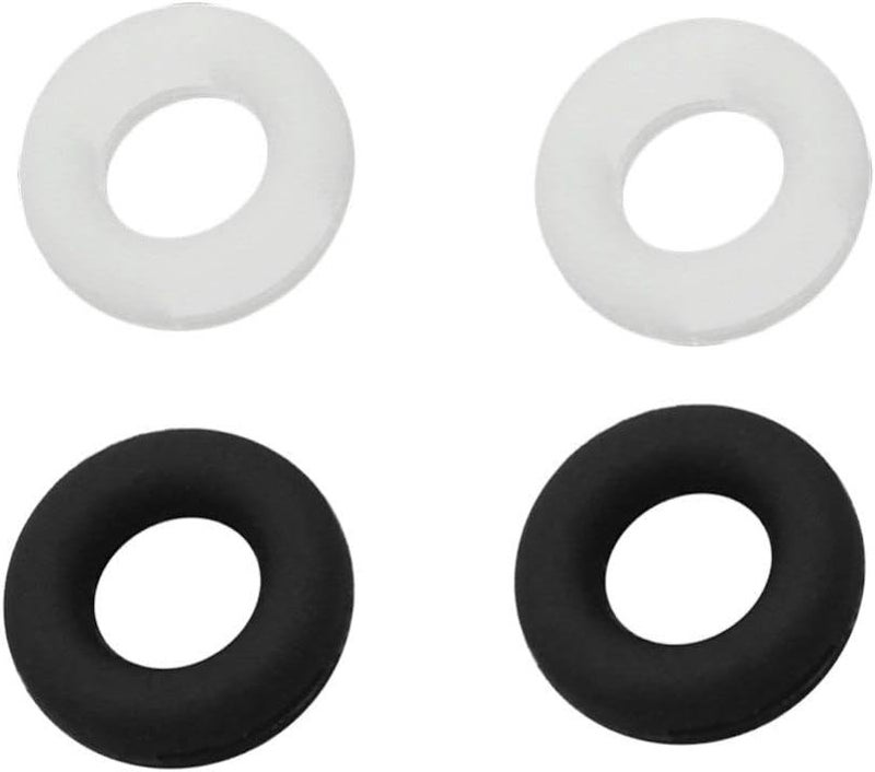 كلاراكو 10 أزواج من خطافات أذن النظارات، مقبض أذن النظارات، حلقة سيليكون للنظارات، حاملات أذرع النظارات السيليكونية، خطاف أذن النظارات السيليكونية، حامل النظارات، حلقة مضادة للانزلاق، مجموعة دائرية - Image 2