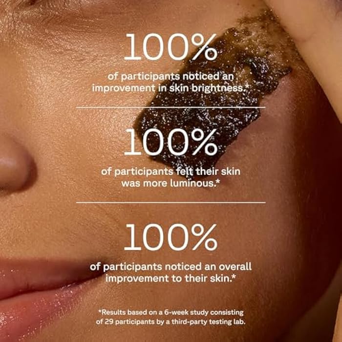 Acure Brightening Facial Scrub - Exfoliating Face Wash, Gentle Daily Scrubber & Exfoliator for Women & Men for Radiant Skin, Cleansing Wash with Sea Kelp & French Green Clay - 4 fl oz - Image 3