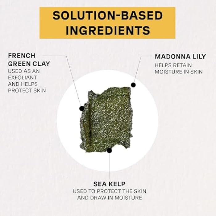 Acure Brightening Facial Scrub - Exfoliating Face Wash, Gentle Daily Scrubber & Exfoliator for Women & Men for Radiant Skin, Cleansing Wash with Sea Kelp & French Green Clay - 4 fl oz - Image 5