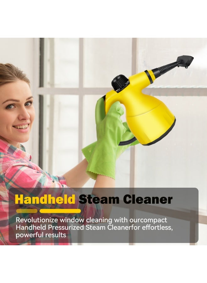 Steam Cleaner Handheld 1200W High Pressure Portable Steamer for Home Kitchen Bathroom Sofa Carpet Floor, Fast Heating, Chemical Free, Multi-Purpose with 10 Accessories, Pet Safe Upholstery Tool - Image 5