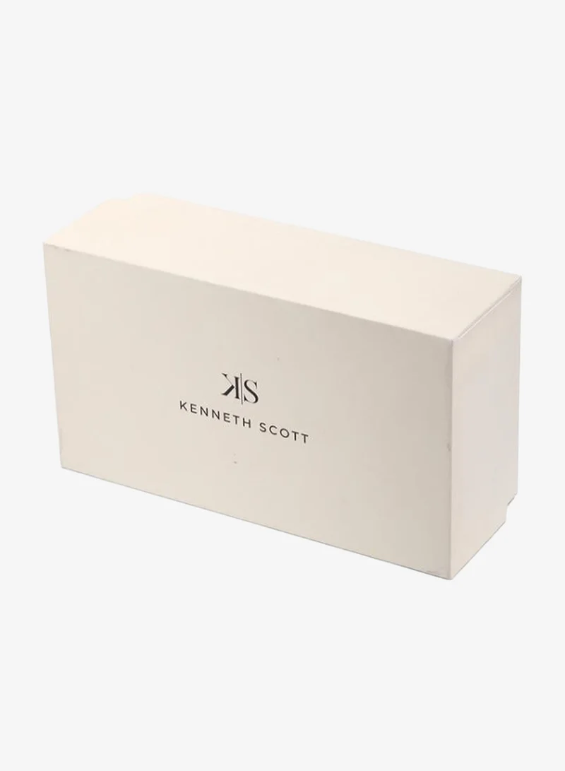 Kenneth Scott White Kenneth Scott Mens Watch, Multi Function Display and Stainless Steel Strap - K23123-SBSWB for Men | Best Price UAE