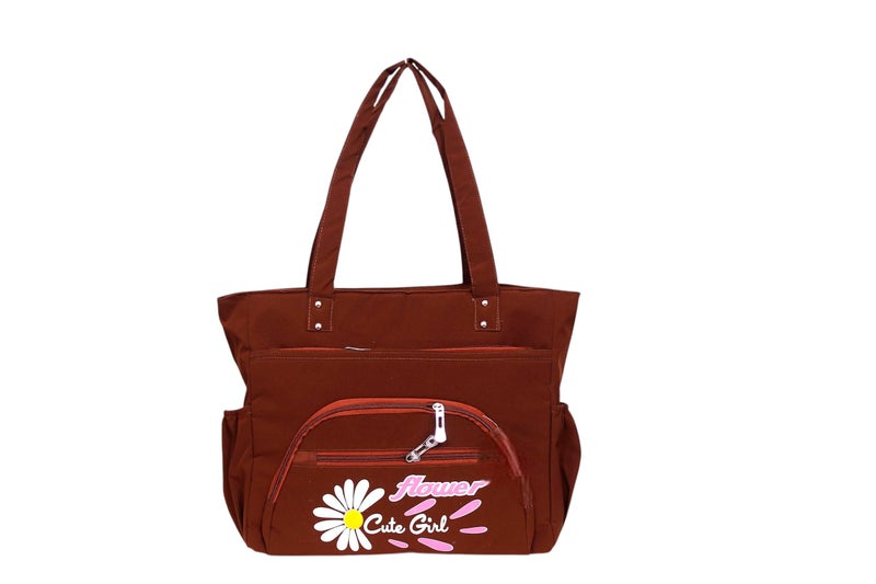 Yatee Girls Tote Bag - Shoulder Handbag for Women & Teenagers, Stylish Travel & College, office with Zipper Compartments Tote for Women | Zipper Handbags | Multiple Pockets - Image 3