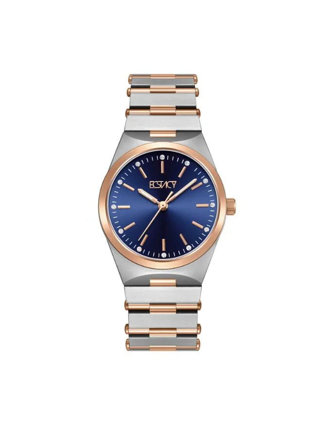 ECSTACY Women's Stainless Steel Analog Watch E24501-KBKN - 30 mm