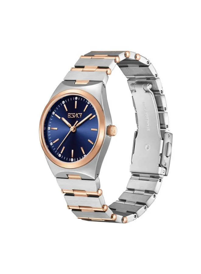 ECSTACY Women's Stainless Steel Analog Watch E24501-KBKN - 30 mm
