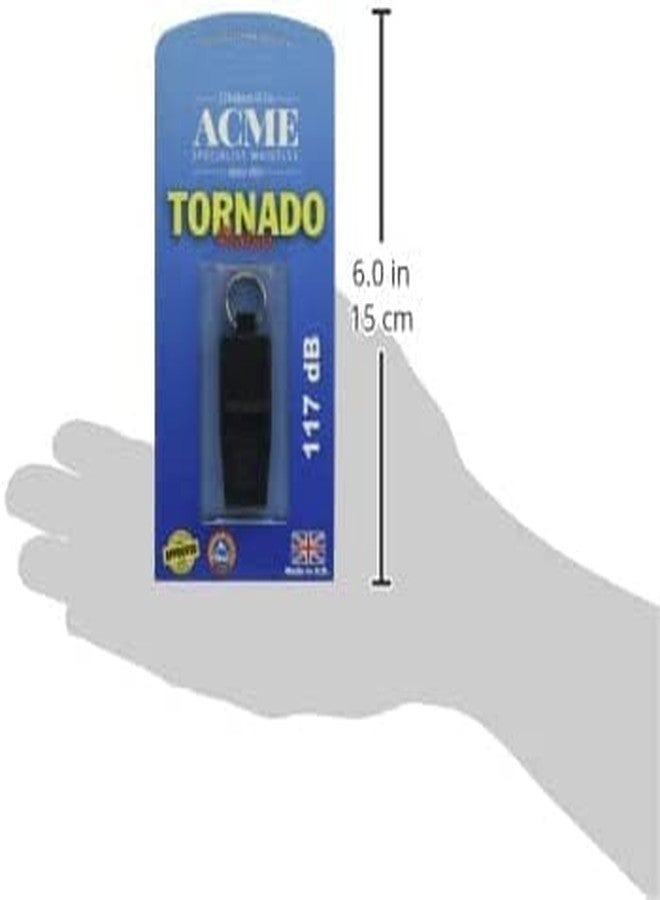 acme (3 Pack) Acme Slimline Tornado Model 636 Pealess Whistle Black - Image 5