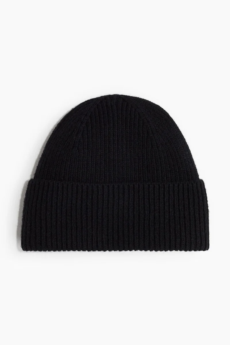 H&M Rib-knit wool-blend hat