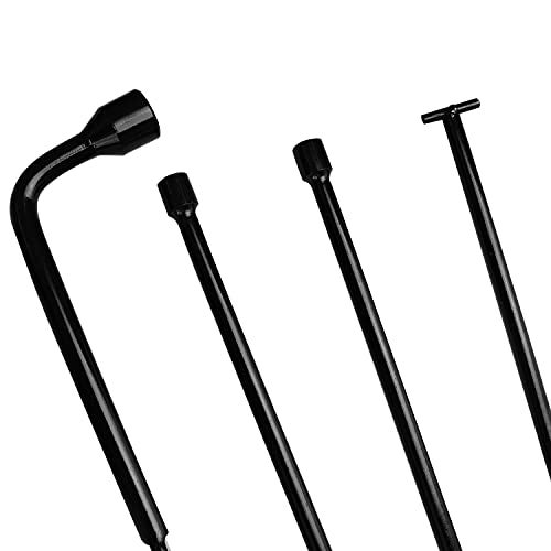 LECWOF Spare Tire Tool Kit with Leather Bag Set Replacement 2005-2018 fit for Nissan Frontier Titan Pathfinder Fit for Infiniti Jx35 Qx4 Qx56 Qx60 fit for Amanda Xterra 2005-2015 - Image 3