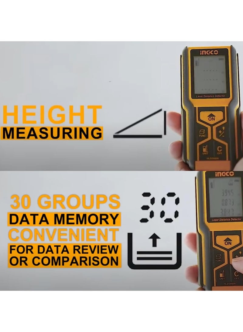 INGCO Laser distance finder 60 meters - Image 5