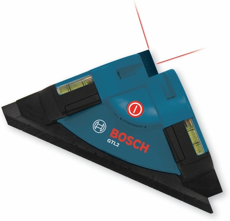 BOSCH GTL2 Laser Level Square, Includes Adhesive Mounting Strips - Image 1
