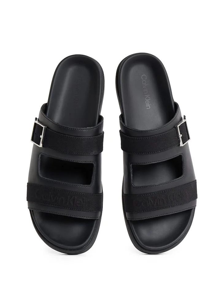 CALVIN KLEIN DOUBLE STRAP WITH BUCKLE