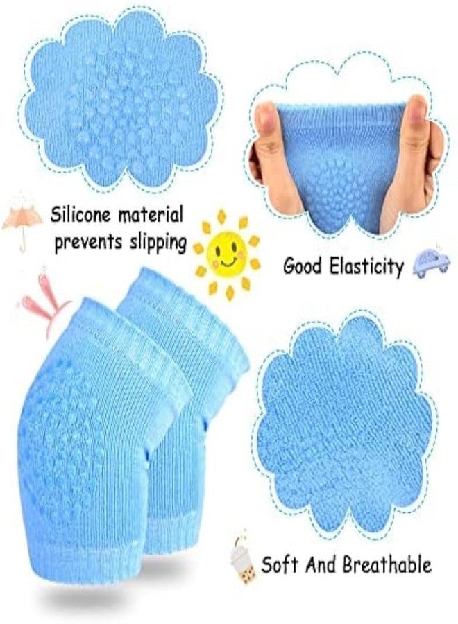 TopiBaaz Kids Knee and Elbow Padd for Infant Toddlers Boys Girls Crawling Knee Protector Cap for Baby Anti-Slip Stretchable Elastic Cotton Soft Breathable Knee Guard Cotton Socks for Babies - Image 4