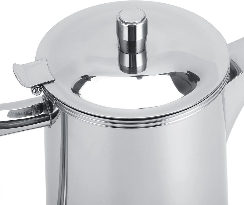 Stainless Steel Cold Water Pot DripProof 304 Stainless Steel Hand Coffee Pot for Home Kitchen Silver - Image 5