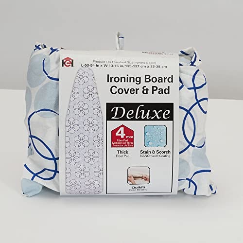 Household Essentials غطاء طاولة الكي الفاخرة للأدوات المنزلية، حلقات سحرية - Image 3