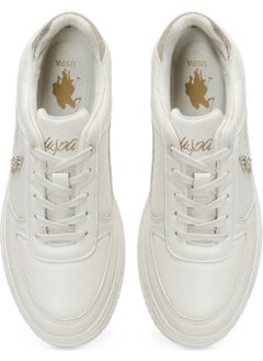 U.S. Polo Assn. أحذية رياضية نسائية بيج جريس 4Pr  - Image 4