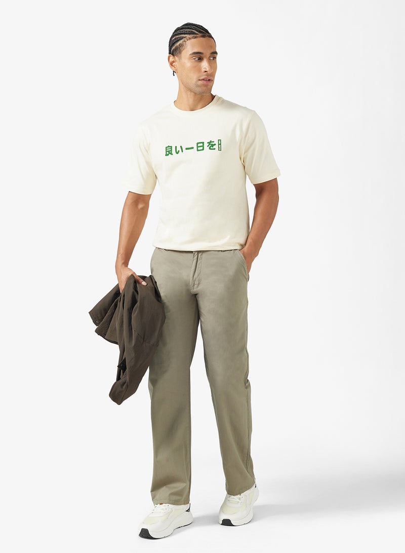 سفنتي فايف تيشيرت مطبوع بقصة عادية - Image 4