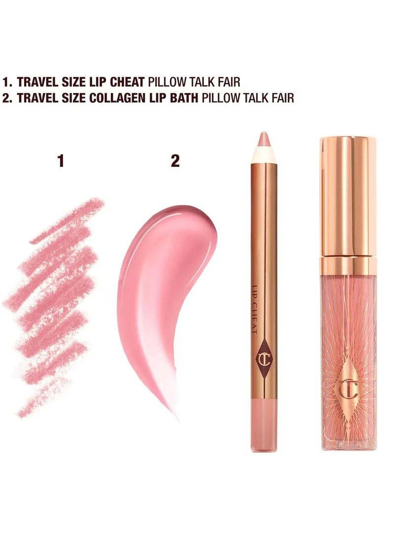 Charlotte Tilbury  Pillow Talk Glossy Lip Kit for Women | Best Price UAE